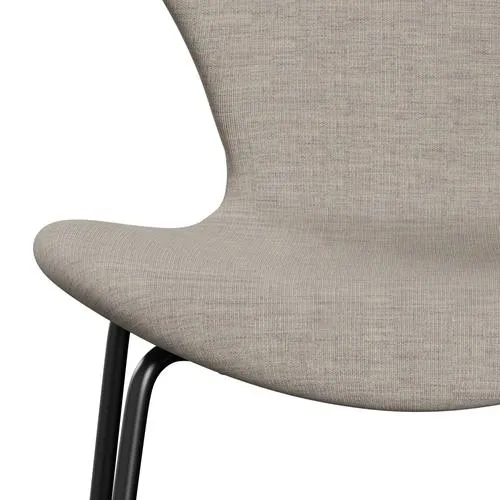 Fritz Hansen Series 7™ Chair Full Upholstery, Black/Canvas Beige