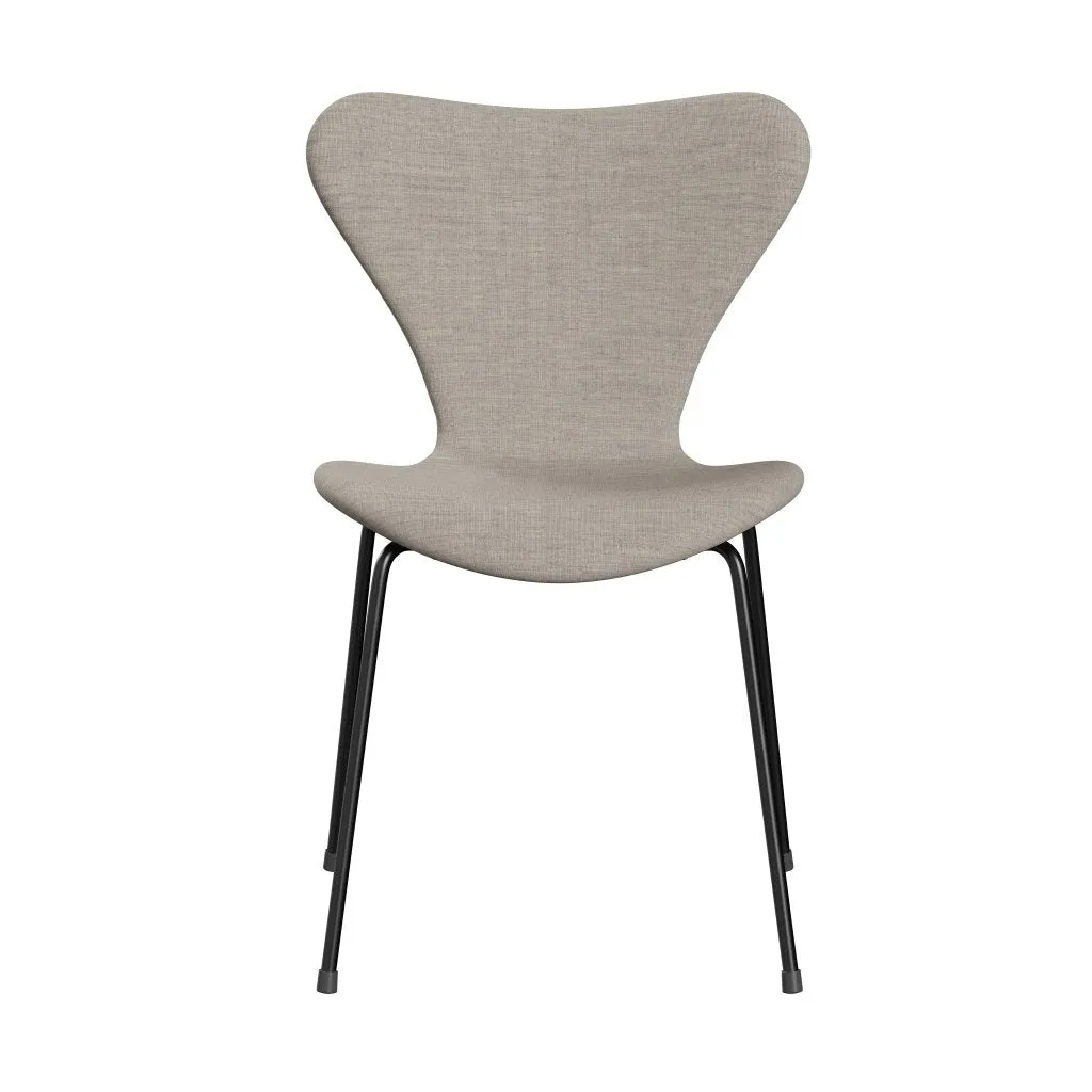 Fritz Hansen Series 7™ Chair Full Upholstery, Black/Canvas Beige