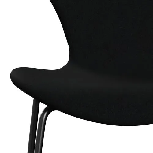 Fritz Hansen Series 7™ Chair Full Upholstery, Black/Christianshavn Black Uni