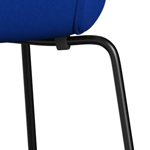 Fritz Hansen Series 7™ Chair Full Upholstery, Black/Comfort Blue (C00035)