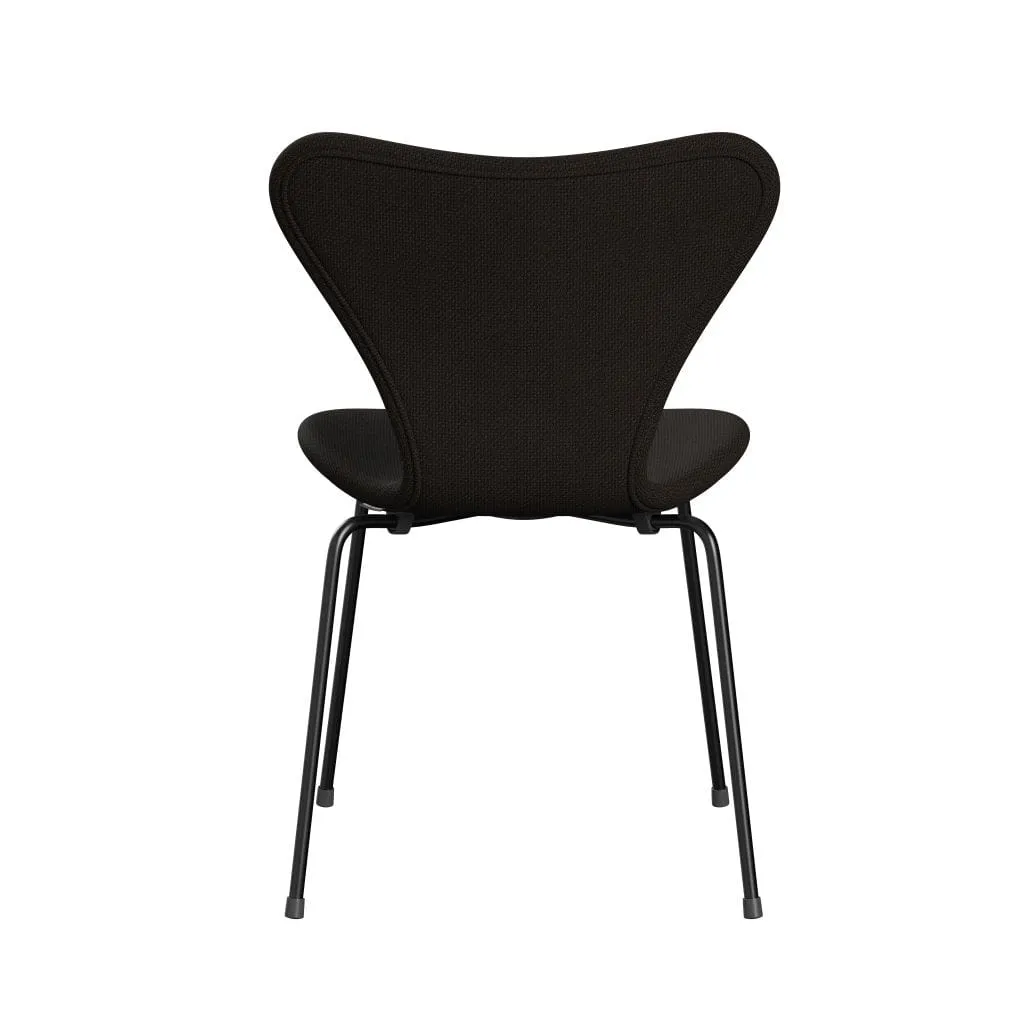 Fritz Hansen Series 7™ Chair Full Upholstery, Black/Diablo Chocolate Dark