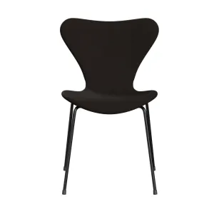 Fritz Hansen Series 7™ Chair Full Upholstery, Black/Diablo Chocolate Dark
