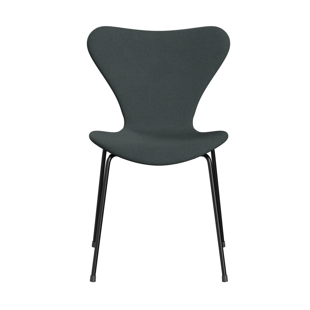 Fritz Hansen Series 7™ Chair Full Upholstery, Black/Diablo Steel Grey