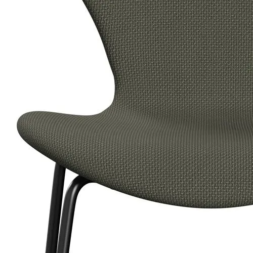 Fritz Hansen Series 7™ Chair Full Upholstery, Black/Diablo Warm Grey