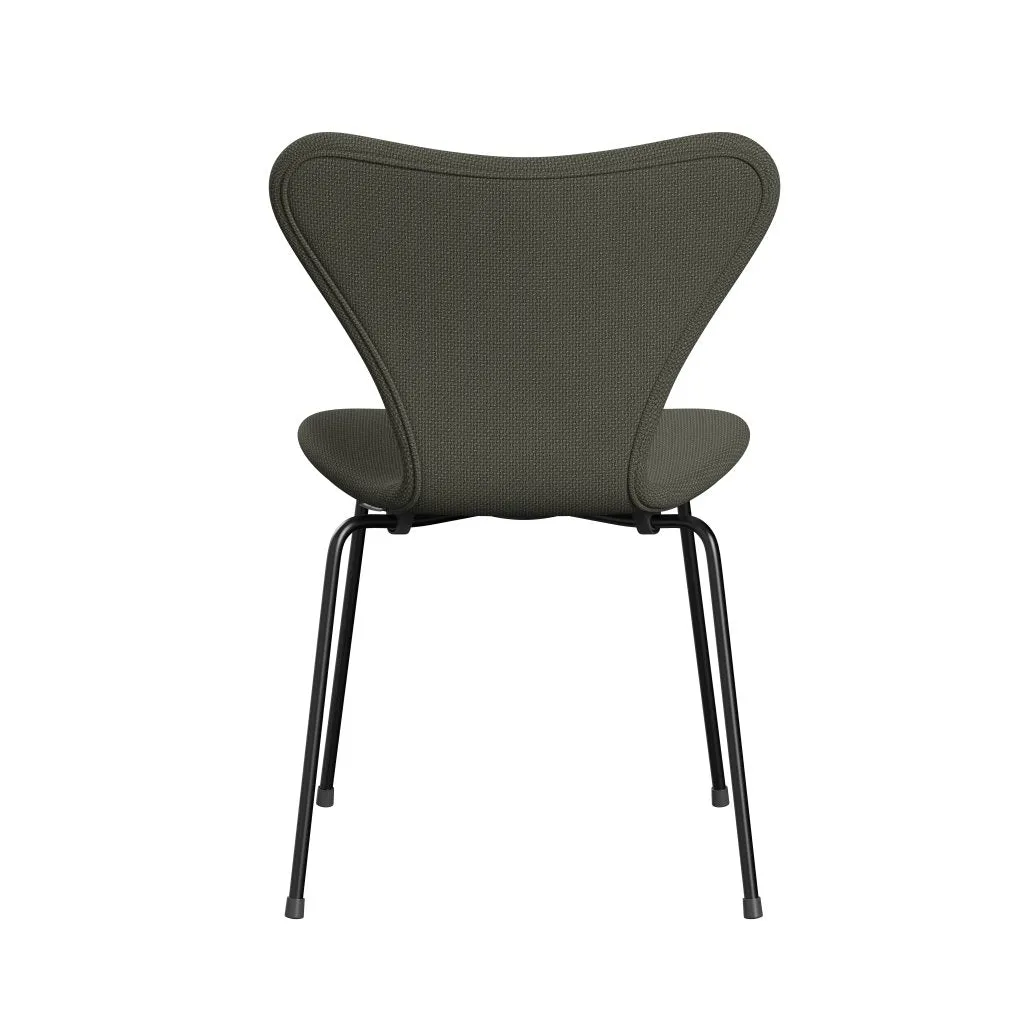 Fritz Hansen Series 7™ Chair Full Upholstery, Black/Diablo Warm Grey