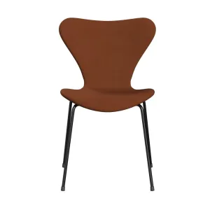 Fritz Hansen Series 7™ Chair Full Upholstery, Black/Divina Brown (Div346)