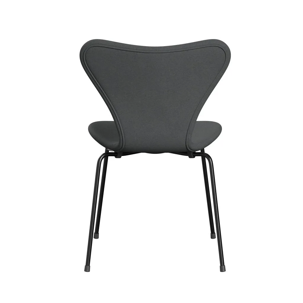 Fritz Hansen Series 7™ Chair Full Upholstery, Black/Divina Dark Grey