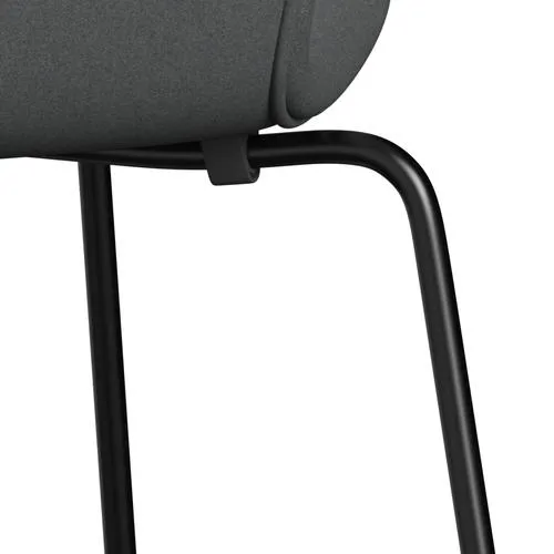 Fritz Hansen Series 7™ Chair Full Upholstery, Black/Divina Dark Grey