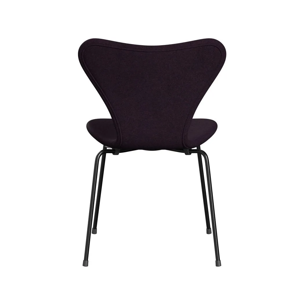 Fritz Hansen Series 7™ Chair Full Upholstery, Black/Divina Md Aubergine