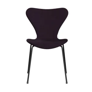 Fritz Hansen Series 7™ Chair Full Upholstery, Black/Divina Md Aubergine