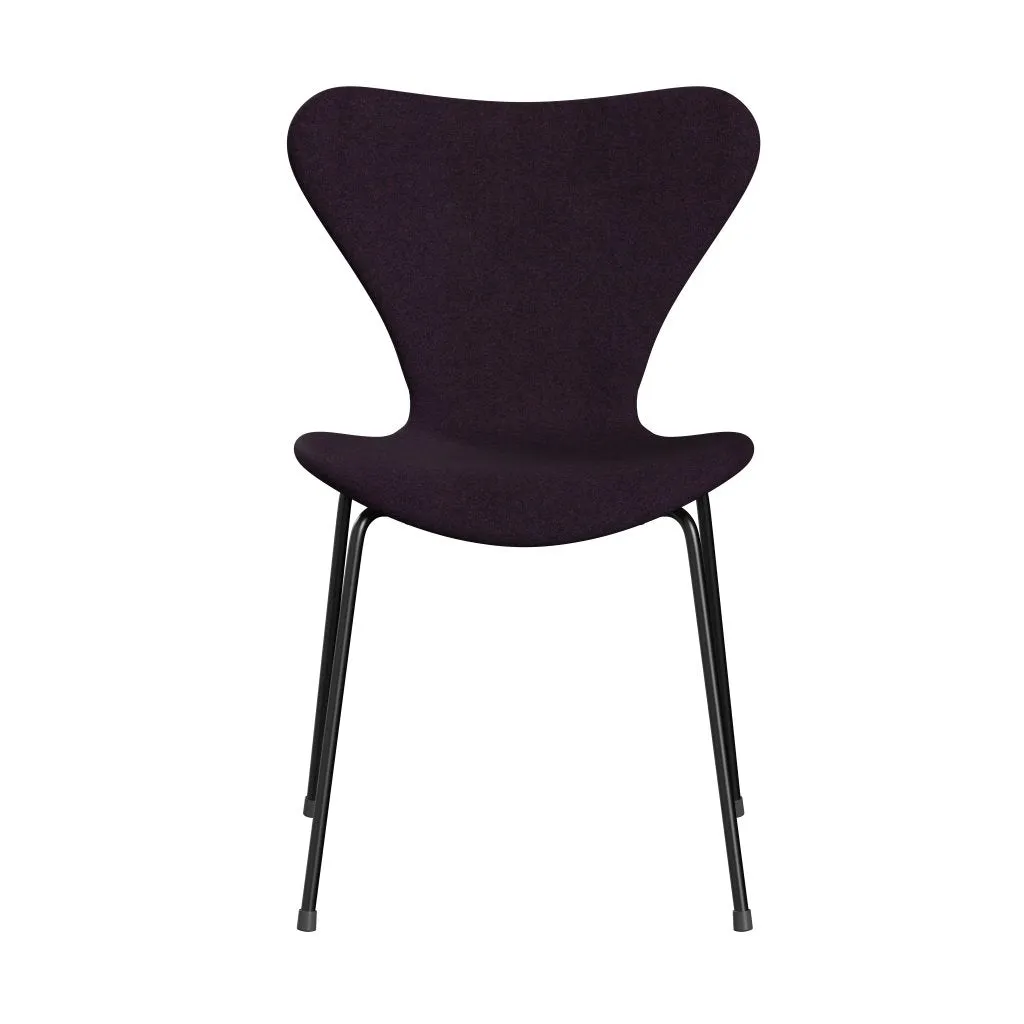Fritz Hansen Series 7™ Chair Full Upholstery, Black/Divina Md Aubergine