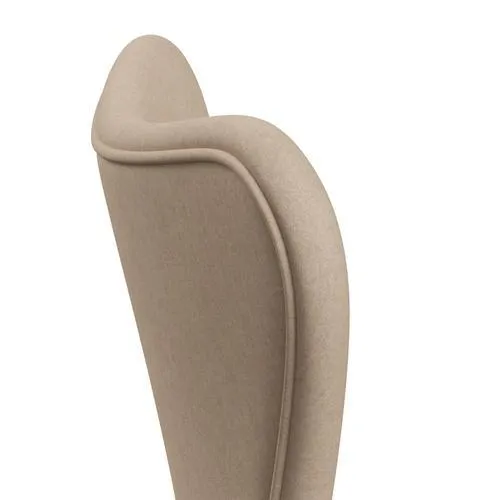 Fritz Hansen Series 7™ Chair Full Upholstery, Black/Divina Md Crème