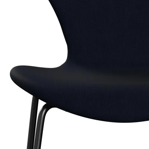 Fritz Hansen Series 7™ Chair Full Upholstery, Black/Fame Navy (F66061)