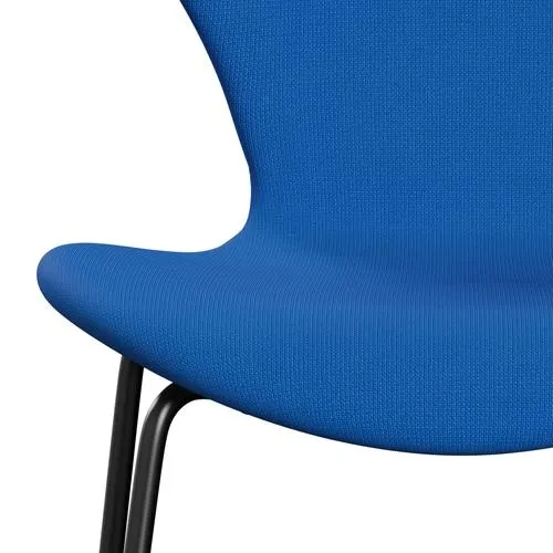 Fritz Hansen Series 7™ Chair Full Upholstery, Black/Fame Ocean Blue