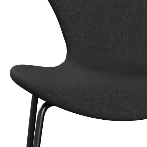 Fritz Hansen Series 7™ Chair Full Upholstery, Black/Fiord Charcoal Grey