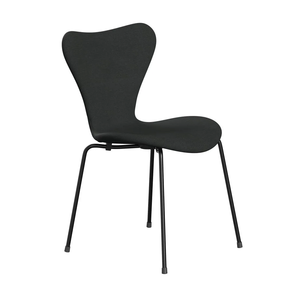 Fritz Hansen Series 7™ Chair Full Upholstery, Black/Fiord Charcoal Grey