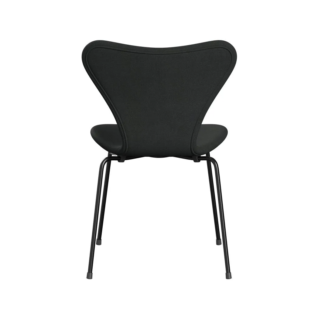 Fritz Hansen Series 7™ Chair Full Upholstery, Black/Fiord Charcoal Grey