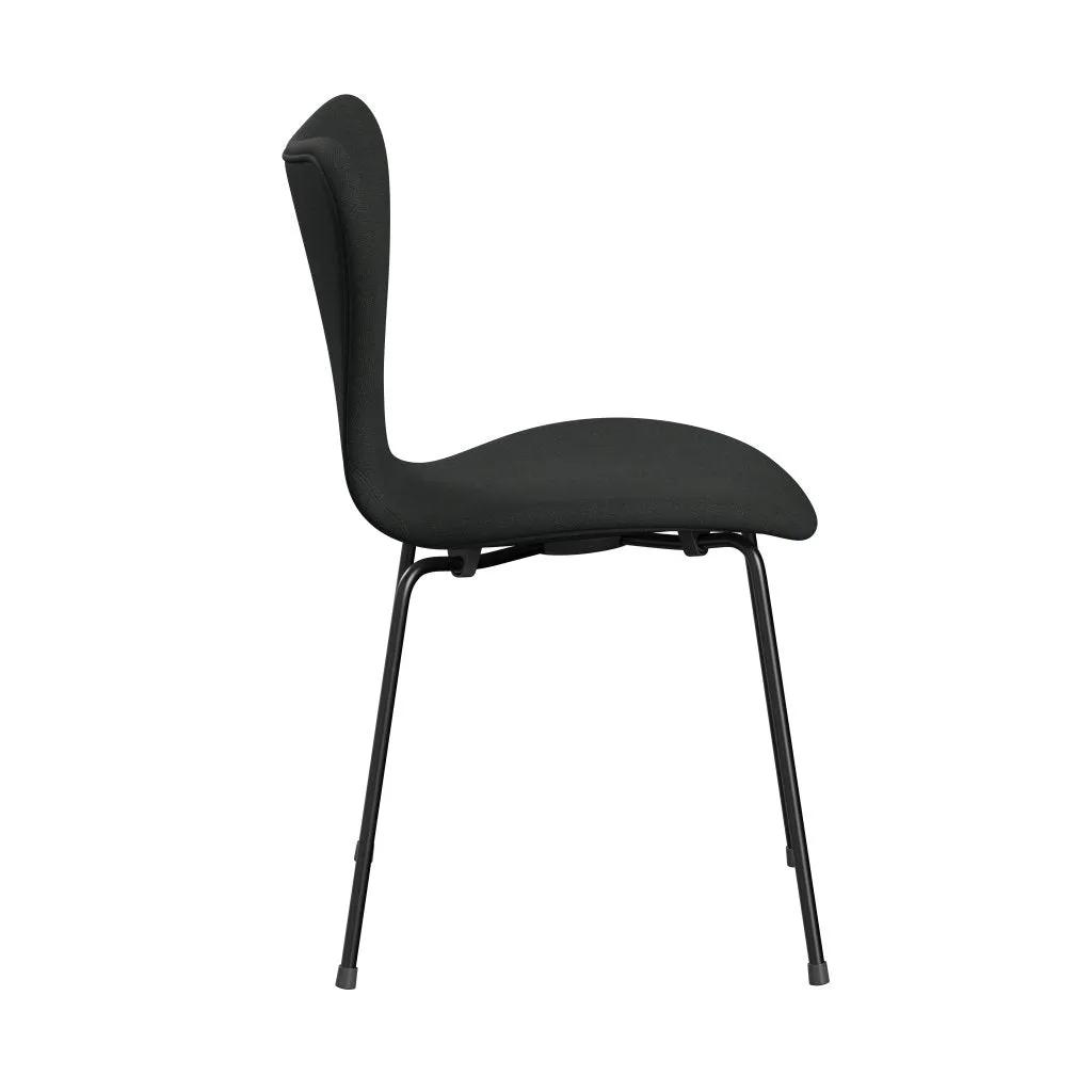 Fritz Hansen Series 7™ Chair Full Upholstery, Black/Fiord Charcoal Grey