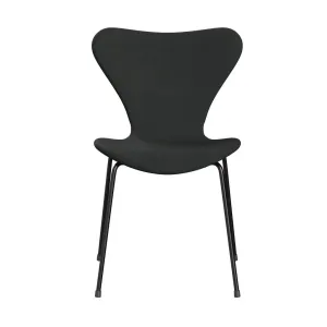 Fritz Hansen Series 7™ Chair Full Upholstery, Black/Fiord Charcoal Grey