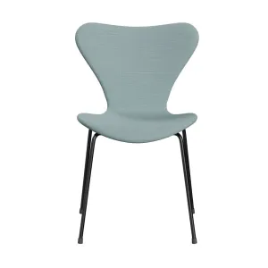 Fritz Hansen Series 7™ Chair Full Upholstery, Black/Fiord Light Blue/Stone