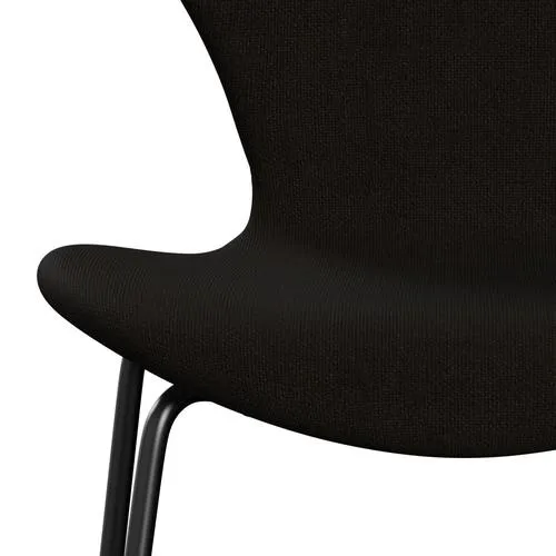 Fritz Hansen Series 7™ Chair Full Upholstery, Black/Hallingdal Dark Brown