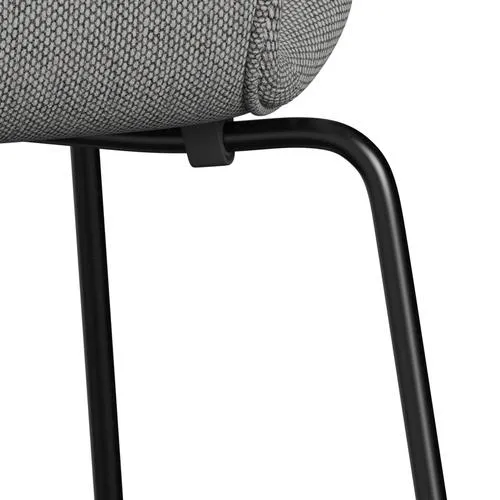 Fritz Hansen Series 7™ Chair Full Upholstery, Black/Re Wool Wool White/Natural