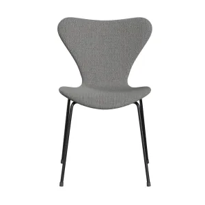 Fritz Hansen Series 7™ Chair Full Upholstery, Black/Re Wool Wool White/Natural