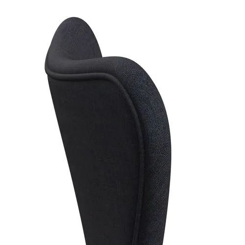 Fritz Hansen Series 7™ Chair Full Upholstery, Black/Remix Denim Blue