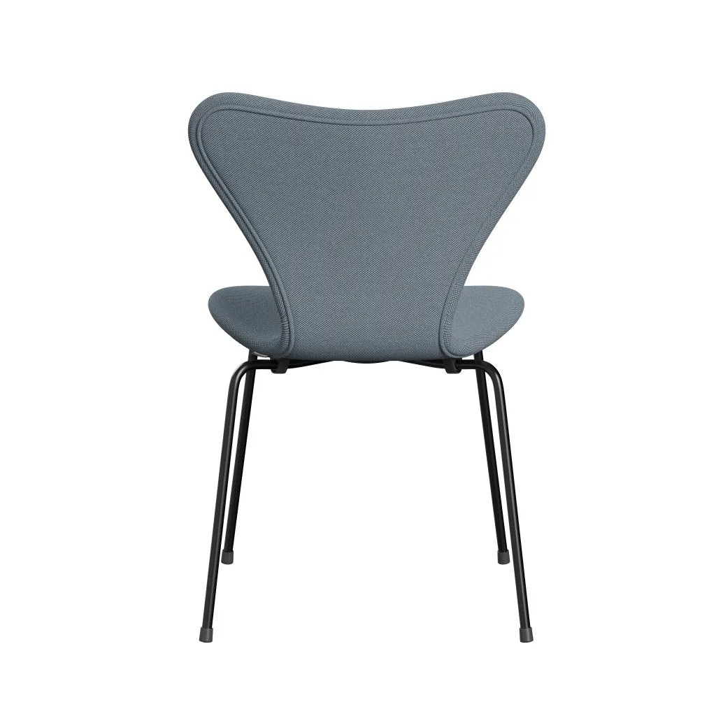Fritz Hansen Series 7™ Chair Full Upholstery, Black/Steelcut Trio Pastel Blue