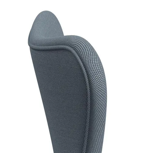 Fritz Hansen Series 7™ Chair Full Upholstery, Black/Steelcut Trio Pastel Blue