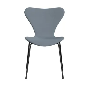 Fritz Hansen Series 7™ Chair Full Upholstery, Black/Steelcut Trio Pastel Blue