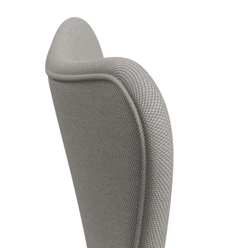 Fritz Hansen Series 7™ Chair Full Upholstery, Black/Steelcut Trio White & Grey