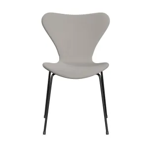 Fritz Hansen Series 7™ Chair Full Upholstery, Black/Steelcut Trio White & Grey