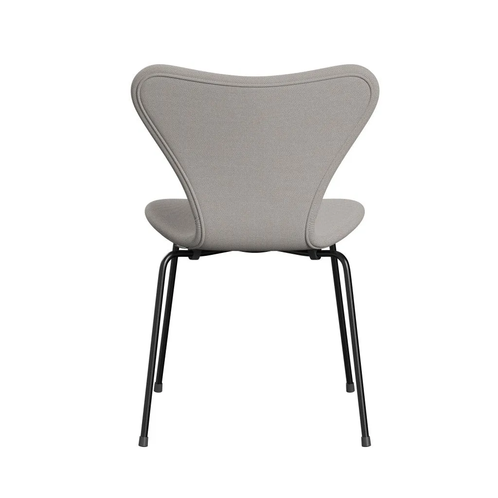 Fritz Hansen Series 7™ Chair Full Upholstery, Black/Steelcut Trio White & Grey