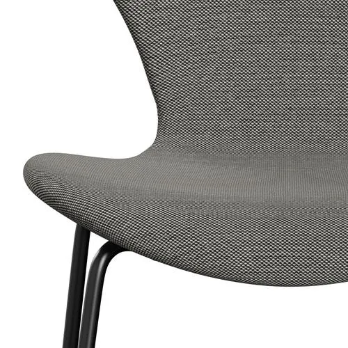 Fritz Hansen Series 7™ Chair Full Upholstery, Black/Steelcut Trio White/Black