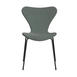 Fritz Hansen Series 7™ Chair Full Upholstery, Black/Steelcut Trio White/Dark Green