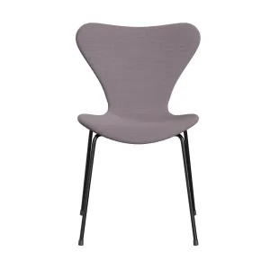 Fritz Hansen Series 7™ Chair Full Upholstery, Black/Steelcut Trio White/Violet