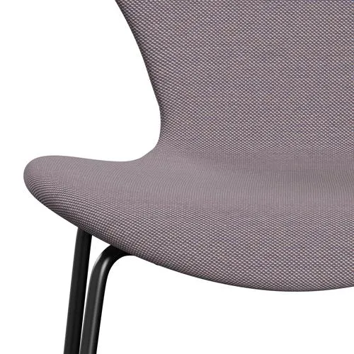 Fritz Hansen Series 7™ Chair Full Upholstery, Black/Steelcut Trio White/Violet