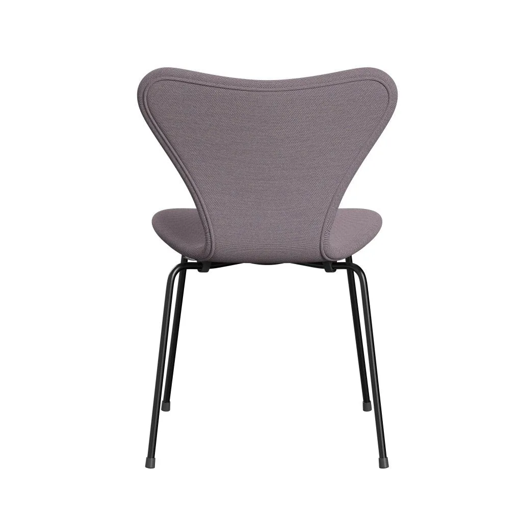 Fritz Hansen Series 7™ Chair Full Upholstery, Black/Steelcut Trio White/Violet