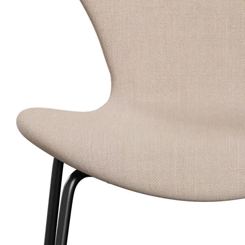 Fritz Hansen Series 7™ Chair Full Upholstery, Black/Sunniva 2 Sand/Soft Pink