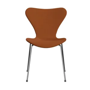 Fritz Hansen Series 7™ Chair Full Upholstery, Chrome/Steelcut Trio Burnt Orange