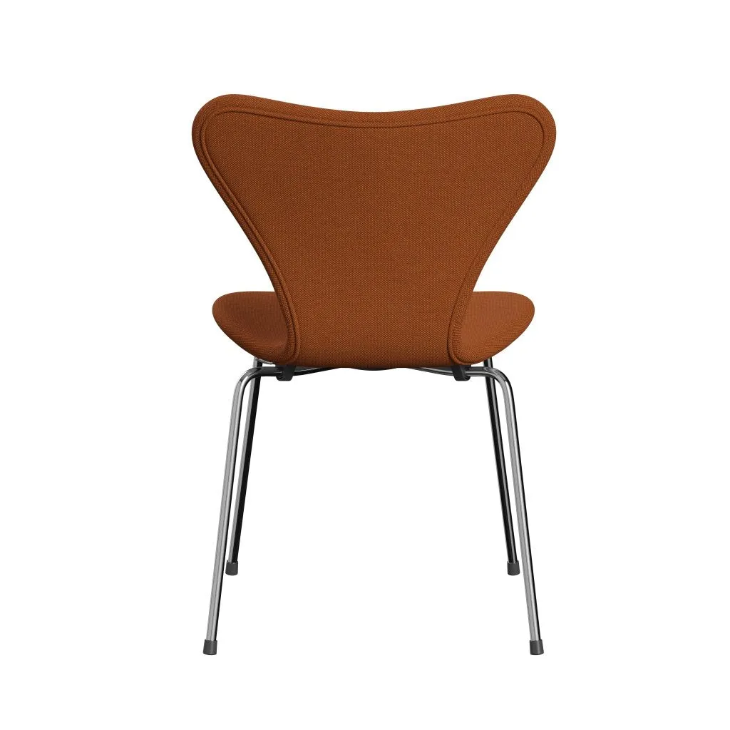 Fritz Hansen Series 7™ Chair Full Upholstery, Chrome/Steelcut Trio Burnt Orange