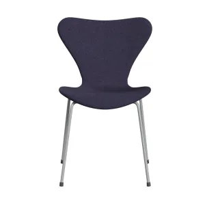 Fritz Hansen Series 7™ Chair Full Upholstery, Nine Grey/Divina Md Dusty Blue