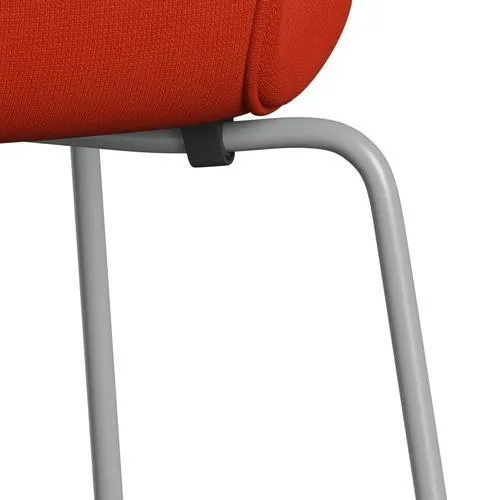 Fritz Hansen Series 7™ Chair Full Upholstery, Nine Grey/Fame Orange Dark