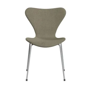 Fritz Hansen Series 7™ Chair Full Upholstery, Nine Grey/Re Wool Light Beige/Natural