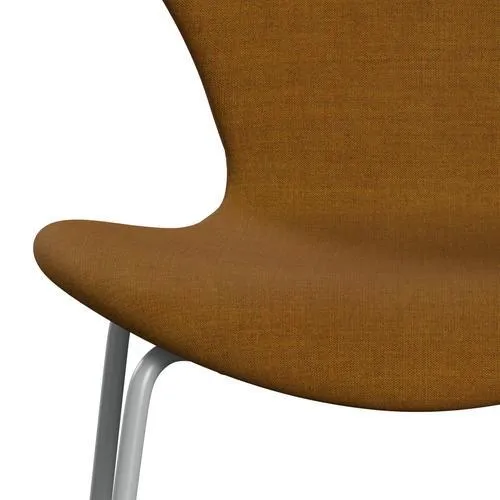 Fritz Hansen Series 7™ Chair Full Upholstery, Nine Grey/Remix Gold Ochre