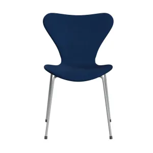 Fritz Hansen Series 7™ Chair Full Upholstery, Nine Grey/Tonus Dark Coral Blue