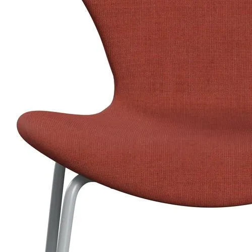 Fritz Hansen Series 7™ Chair Full Upholstery, Silver Grey/Canvas Coral