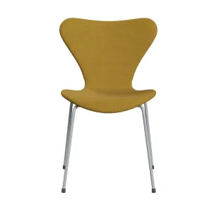 Fritz Hansen Series 7™ Chair Full Upholstery, Silver Grey/Canvas Mustard
