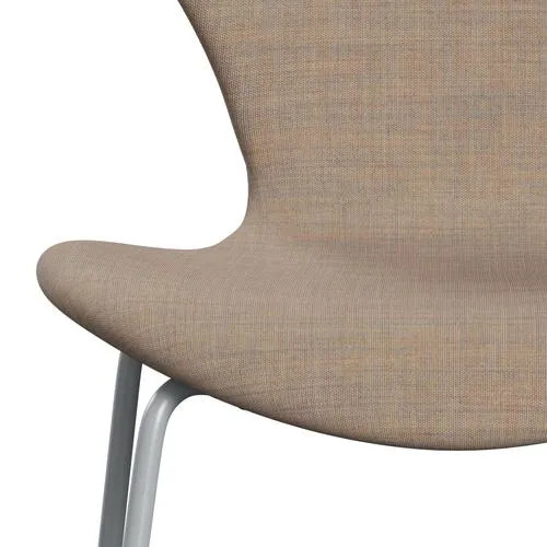 Fritz Hansen Series 7™ Chair Full Upholstery, Silver Grey/Canvas Sand